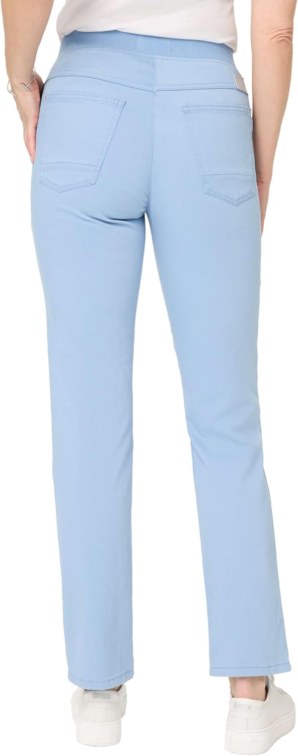 Raphaela by Brax Style Pamina Fun Damen Schlupfhose Slim Fit 27W / 32L Azur Blue, 27W / 32L Azur Blu