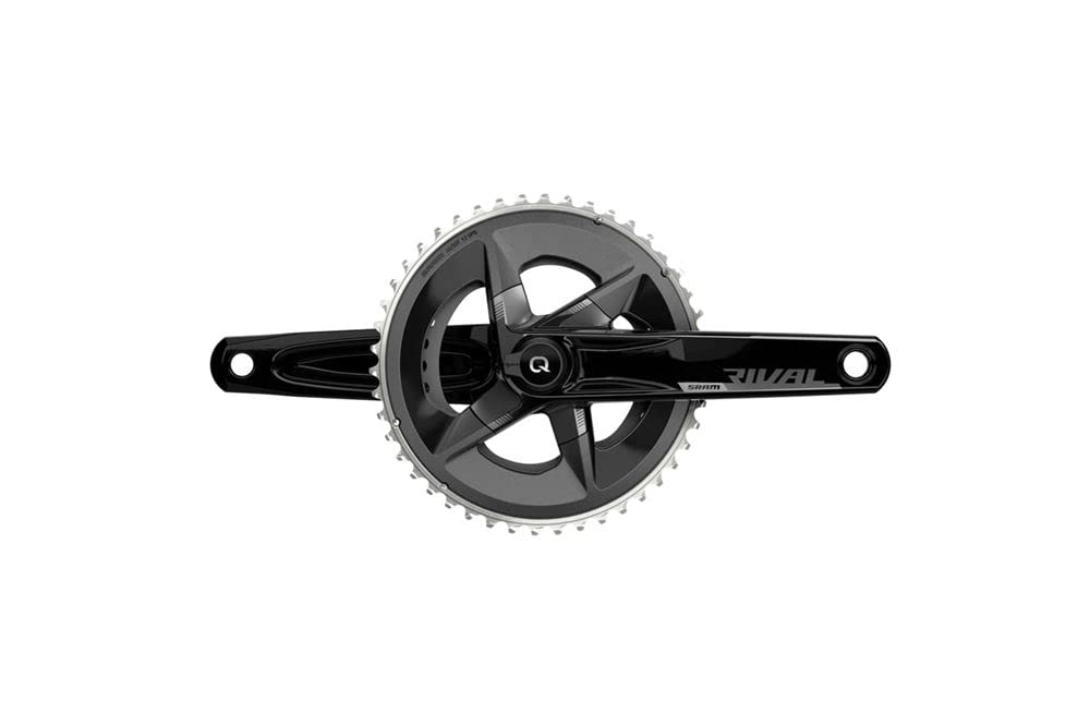 Sram Unisex – Erwachsene Rival Kurbelgarnitur, Schwarz Aluminium, 46-33