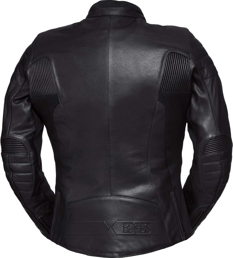 IXS Motorradjacke mit Protektoren Motorrad Jacke Tour Damen Lederjacke Anna schwarz 36, Tourer, Ganz