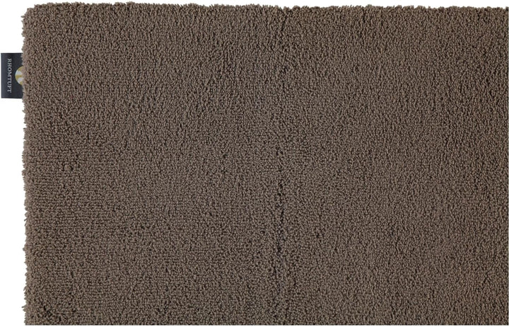 Rhomtuft Badteppiche Square Taupe - 58 70x120 cm, 70x120 cm