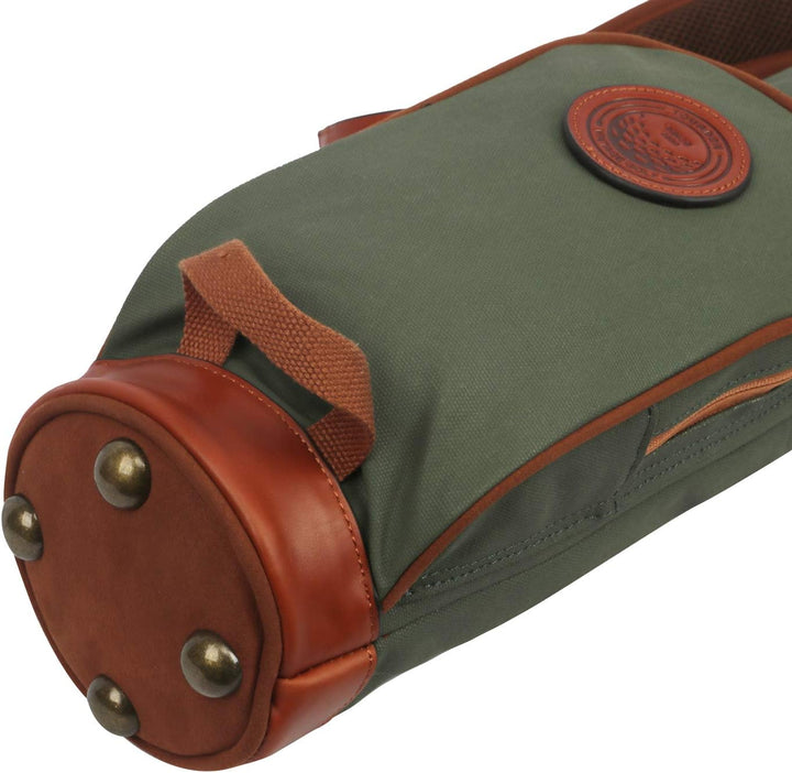 Tourbon wasserdichte Segeltuch-Tasche für Golfschläger, mit weichem gepolstertem Schultergurt Grün