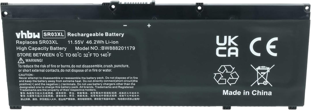 vhbw Akku kompatibel mit HP Envy x360 15-cn0000, X360 15-CN0000TX, X360 15-CN0002TX Notebook (4000mA