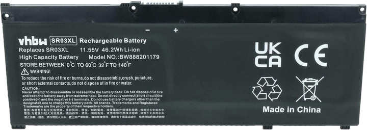 vhbw Akku kompatibel mit HP Envy x360 15-cn0000, X360 15-CN0000TX, X360 15-CN0002TX Notebook (4000mA