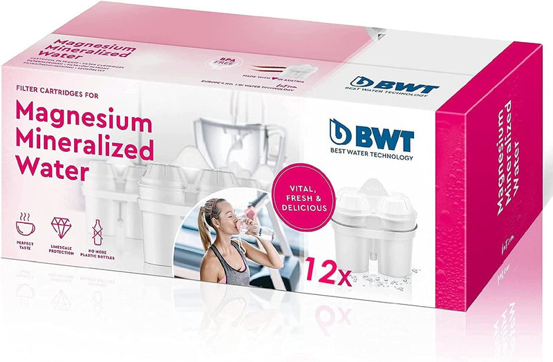 BWT Magnesium Mineralized Water 12x Acryl Weiss 8801502