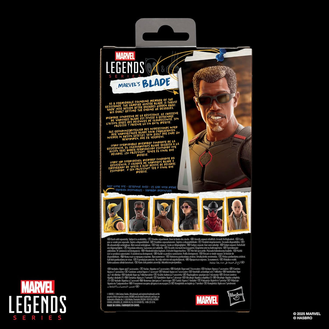 Marvel Legends Series Marvel's Blade, Action-Figurengeschenk zum Sammeln zum Marvel Studios' Film De