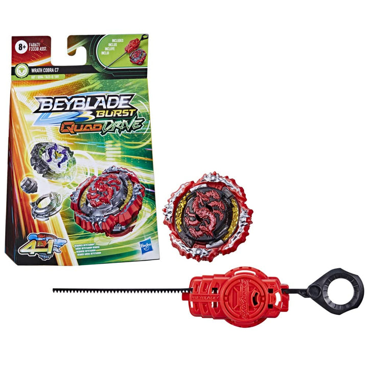 Hasbro Beyblade Beyblade Quad Drive, Kreisel und Launcher, Mehrfarbig (F3338EU4)