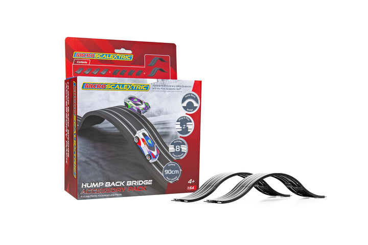 Micro Scalextric G8049 Hump Backed Bridge Micro-Zubehörpaket Zubehör – Schienen- und Schienenzubehör