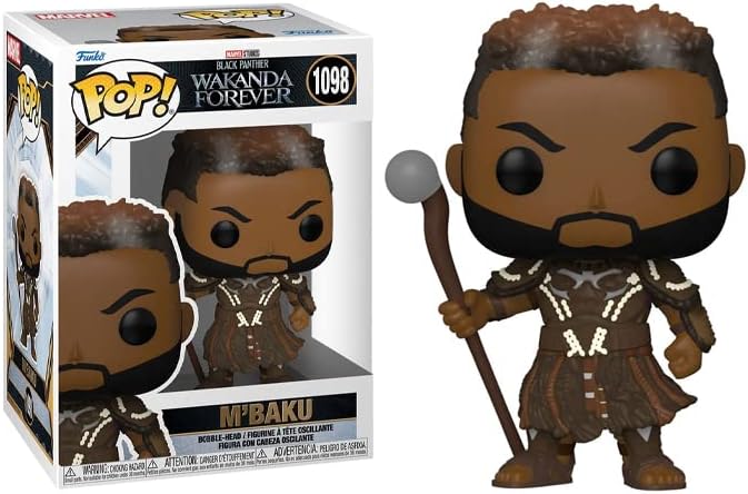 POP Marvel: Black Panther: Wakanda Forever - M'Baku Funko Pop! Vinyl-Figur (gebündelt mit kompatible