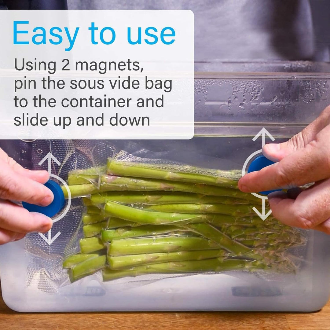 Magnetische Sous-Vide-Gewichte,Sous-Vide-Gewichte,4 Stück lebensmittelechte Mehrzweckmagnete Silikon
