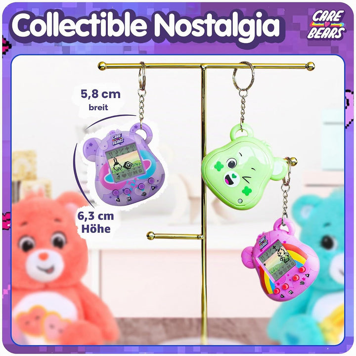 Care Bears Digital Pet - Share Bear Cyber Pet with Care Features, 1.4” Inch Screen, Handheld Interac