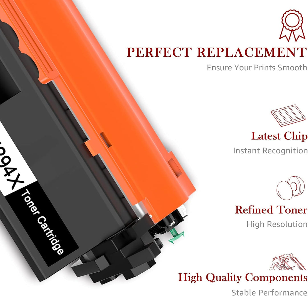 Toner Kingdom CF294X Toner Kompatibel für HP 94X CF294X 94A CF294A für Laserjet Pro MFP M148dw M148f