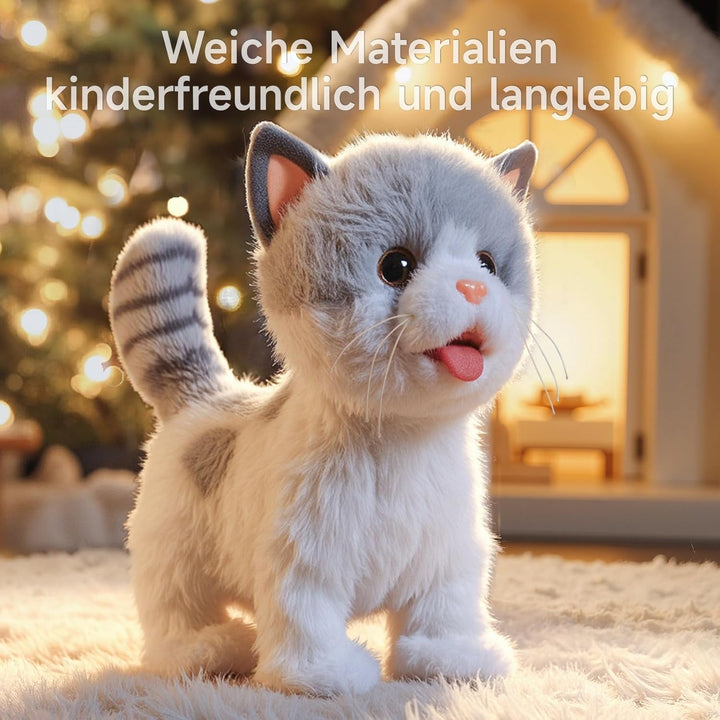 OR OR TU Katze Spielzeug Kinder Plüsch Kätzchen Elektronische Haustiere mit Ferngesteuerter, Interak