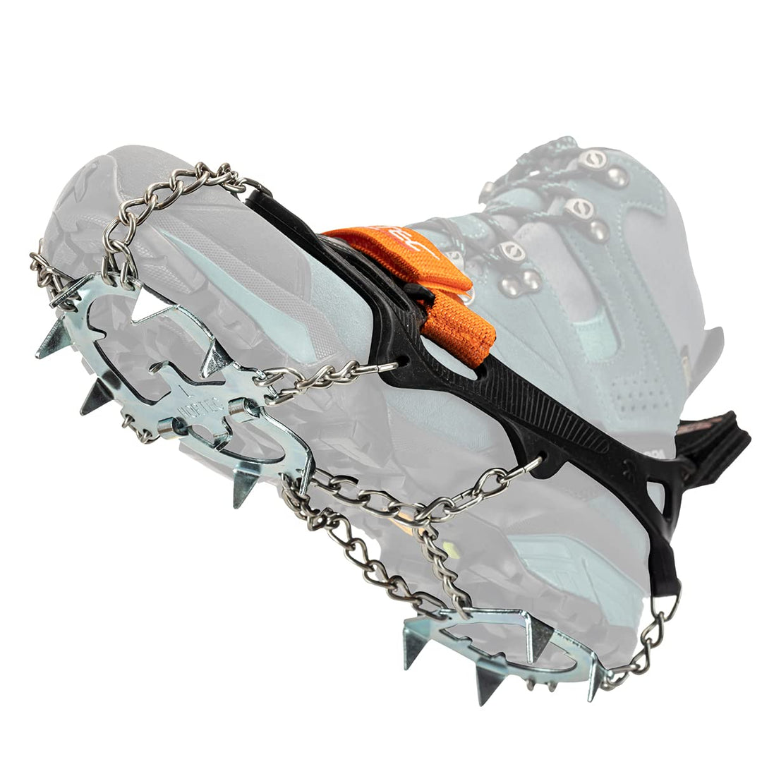 Nortec Spikes ALP 2.0 Made in Italy für Winter Trekking auf EIS und Schnee, Micro Spikes Leicht für