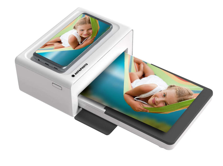 Agfaphoto Fotodrucker 10x15 cm Realipix Moments | Bluetooth Fotodrucker für Smartphone Apple Android