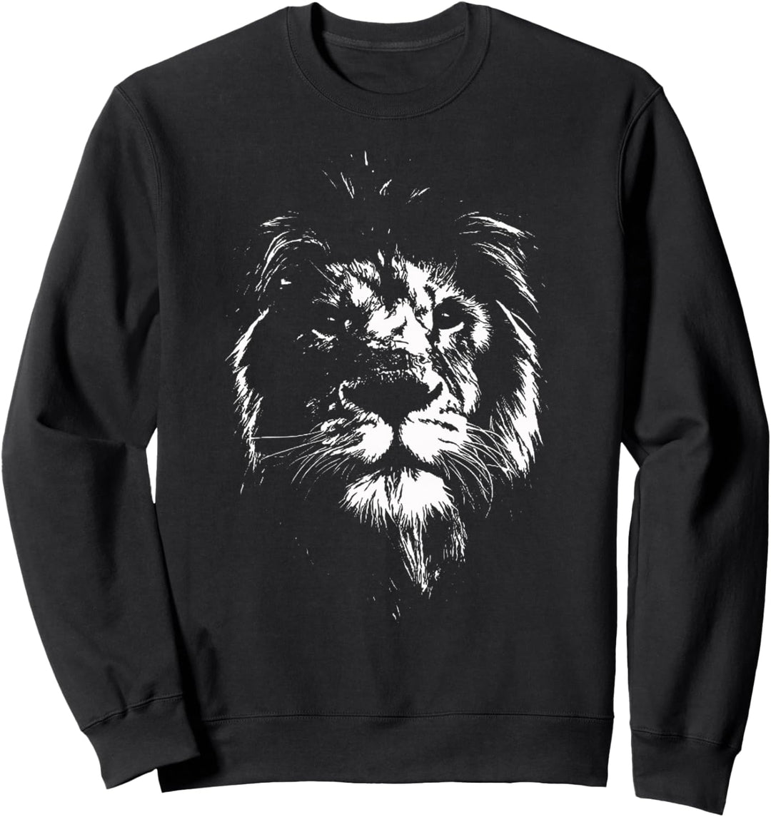 Löwe Afrika Löwen Shirt Tiere Löwenkopf Löwenmähne Geschenk Sweatshirt