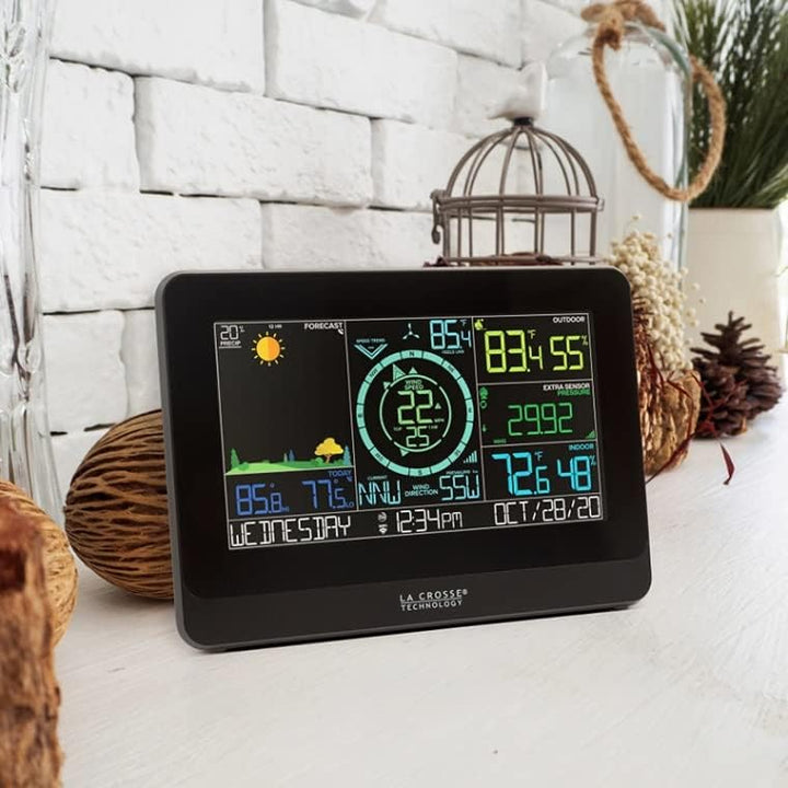 La Crosse Technology - WS6863 Wetterstation Semi-Professional mit WLAN-Verbindung – Schwarz