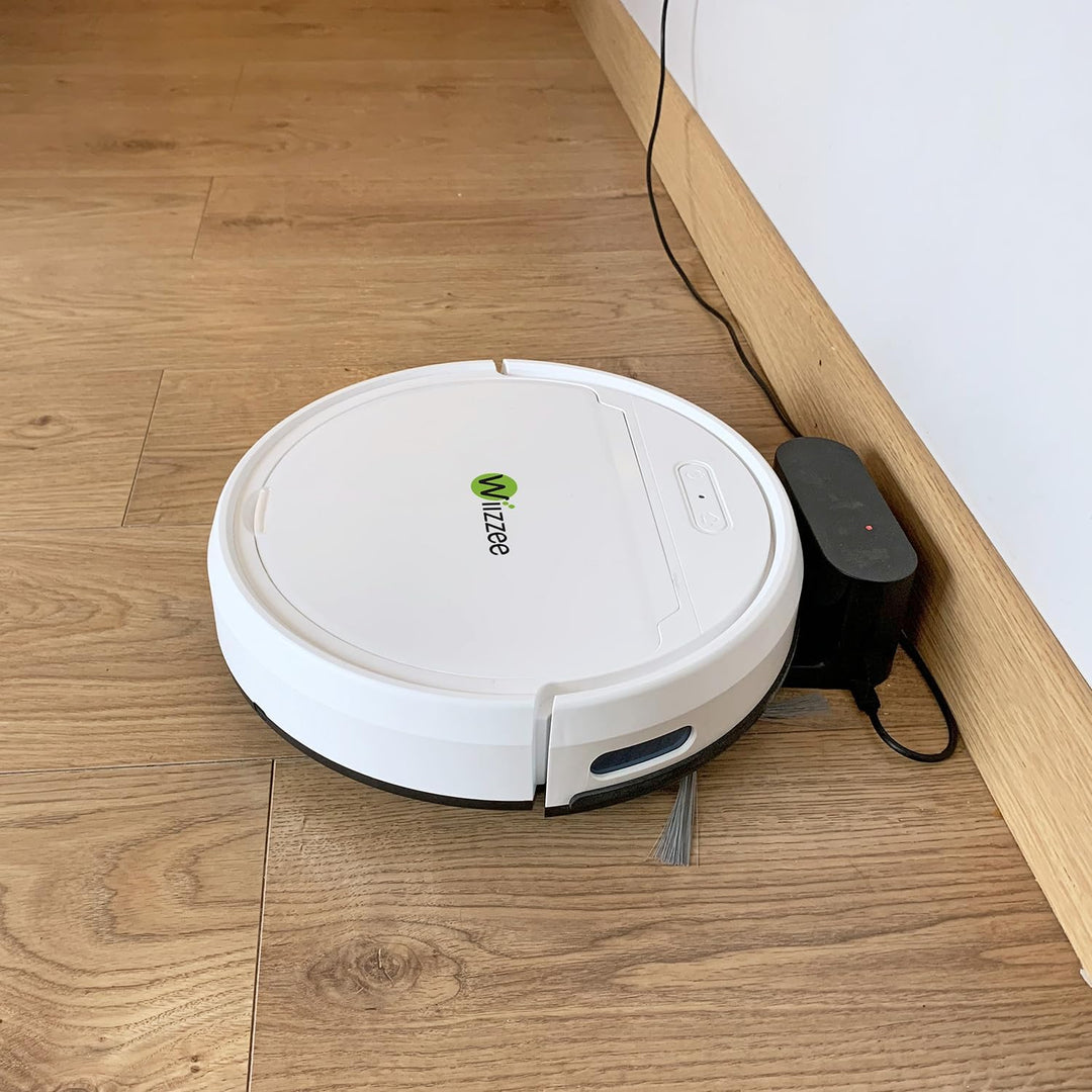 Wiizzee Staubsaugerroboter AR02, schlank, leise, WLAN, mit Tuya, 5 Reinigungsmodi, Selbstladung, 90