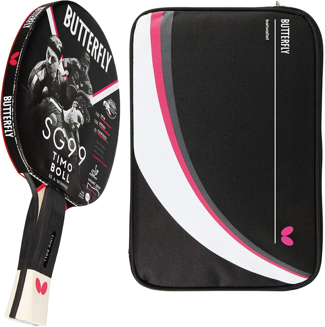 Butterfly® Timo Boll SG99 Tischtennisschläger | Tischtennis Racket Bat Profi & Wettkampf | taktisch