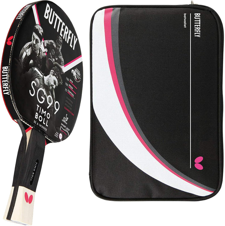 Butterfly® Timo Boll SG99 Tischtennisschläger | Tischtennis Racket Bat Profi & Wettkampf | taktisch