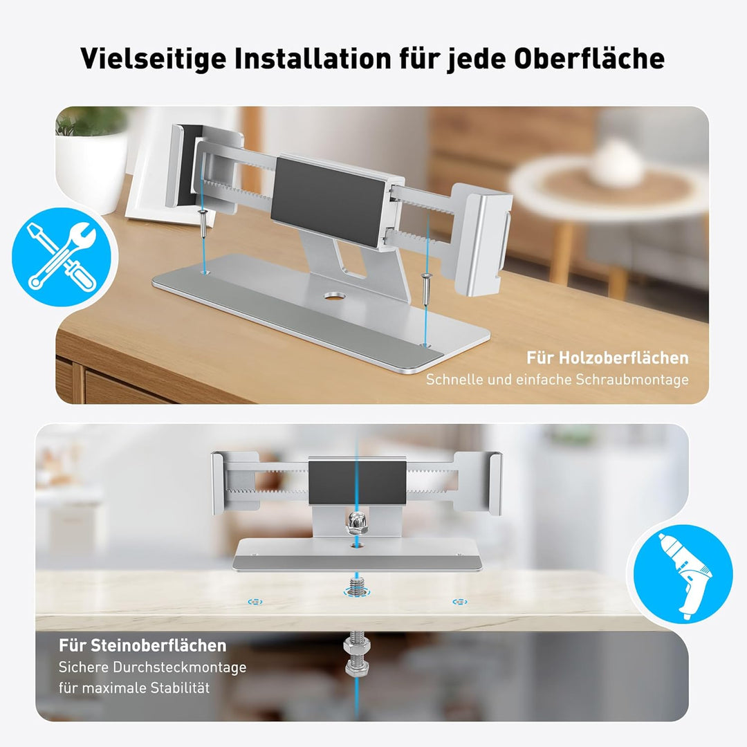 AboveTEK Laptop-Schliessstation, Aluminium-MacBook-Sicherheitsschloss mit sicherem Kupferzylinder, k