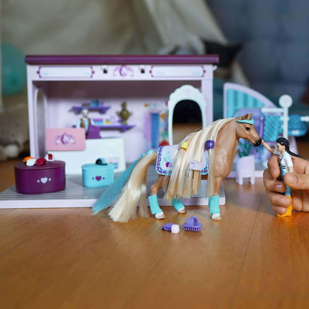 schleich 42587 Pop-Up Boutique , für Kinder ab 4+ Jahren, HORSE CLUB Sofia's Beauties - Spielset