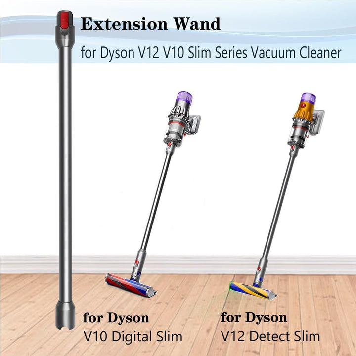 Verlängerungsrohr für Dyson V12 Detect Slim / V10 Digital Slim, 74 cm Saugrohr aus Aluminium, Ersatz