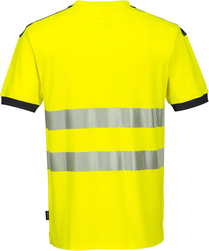 PW3 T-Shirt Manica Corta Hi-Vis XL Gelb, XL Gelb