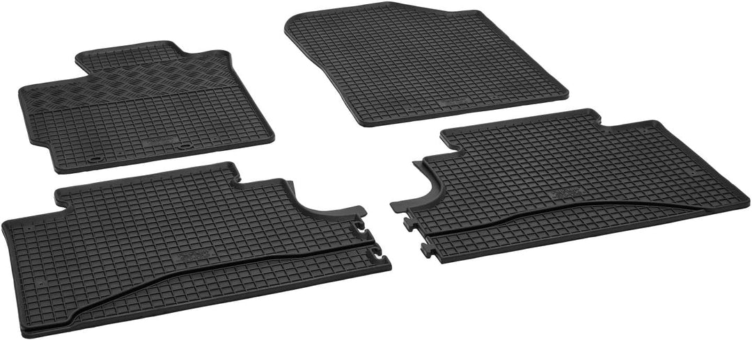 Gummi Fussmatten passend für Toyota Yaris III ab 9/2011-8/2020 (XP13) AZUGA AZ10092437 Gummimatten A