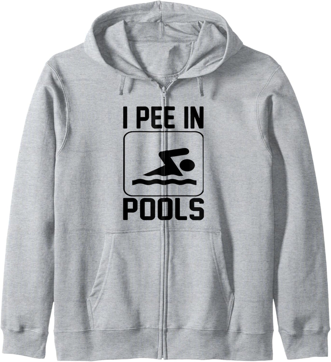 Ich pinkle in Pools - lustig Kapuzenjacke