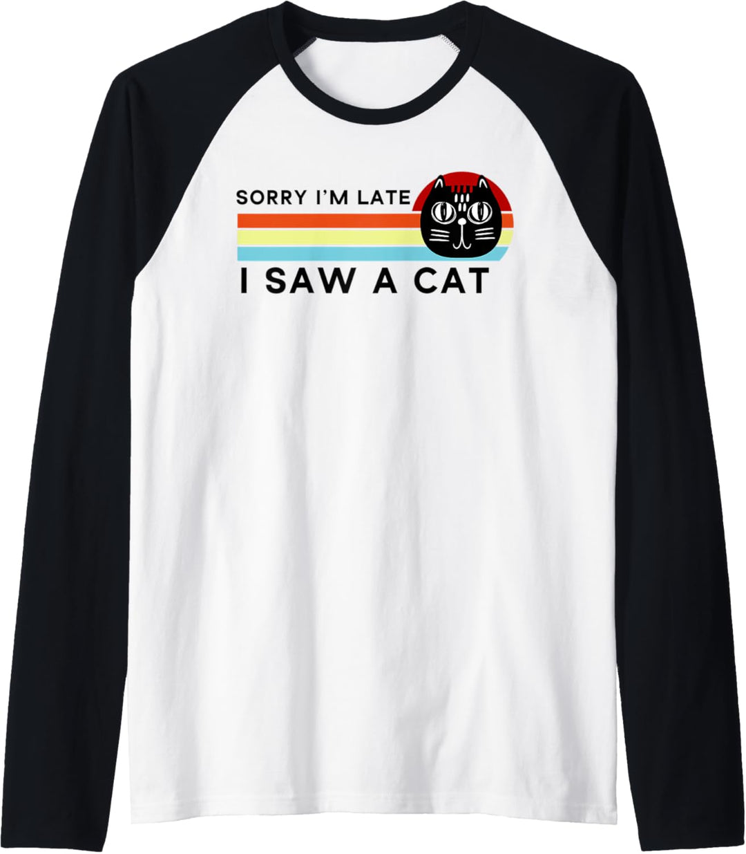 funny black cat gift sorry I can't I have plans with my cat Raglan