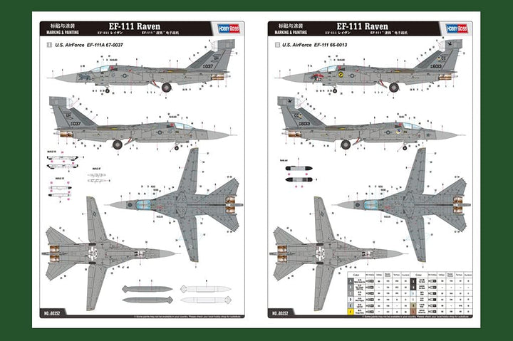 Hobby Boss 80352 Modellbausatz EF-111 Raven