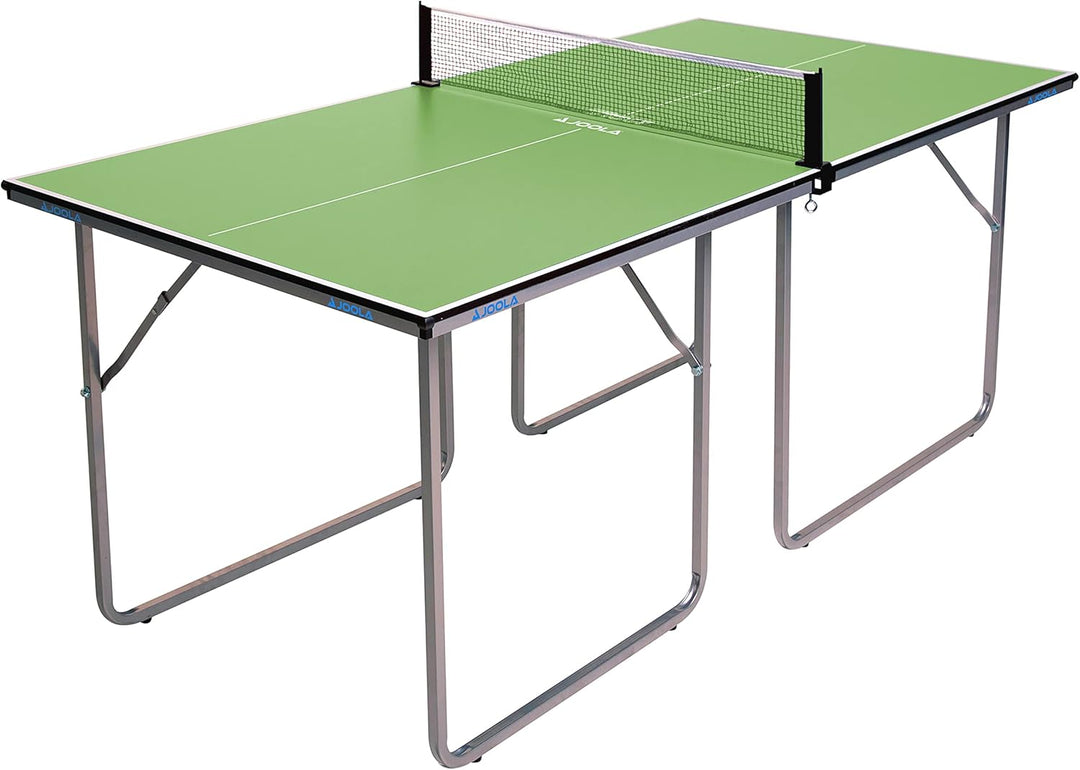 Joola Unisex – Erwachsene Midsize Tischtennisplatte 19115, grün, 168x84x76 Bundle mit Tisch Tennis-S