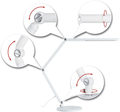 Paulmann 78911 LED Schreibtischleuchte FlexBar White Switch Tunable White incl. 1x10,6 Watt dimmbar