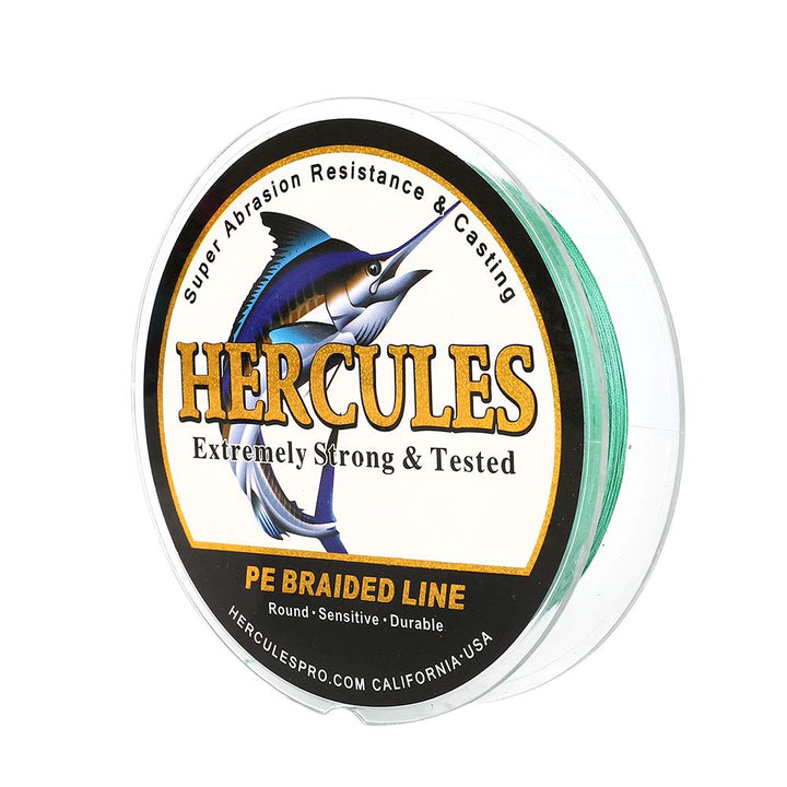HERCULES Super Cast 100m - 2000m Yards Geflochtene Angelschnur 10lb - 300lb Test für Salzwasser Süss