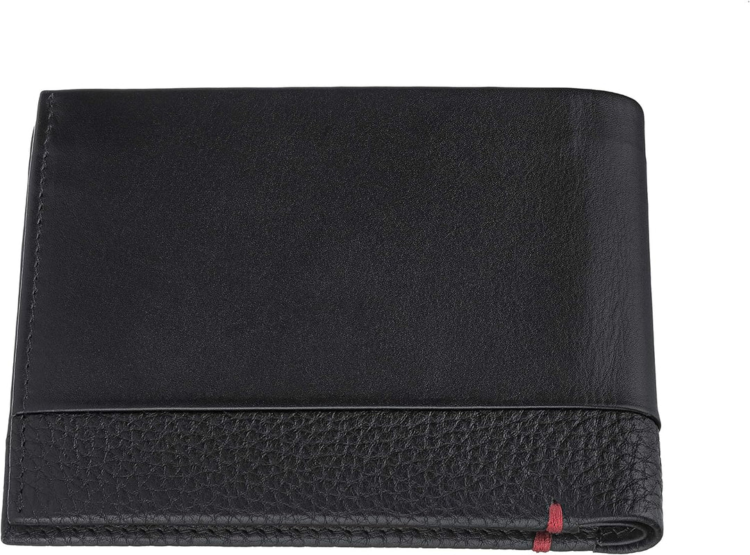 Zippo Herren Nappa Kreditkarten-Geldbörse Schwarz Geldbörse Schwarz (Schwarz)