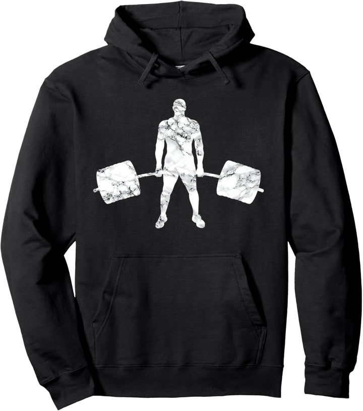Strongman Kreuzheben - Kniebeuge Bodybuilder Deadlift Pullover Hoodie