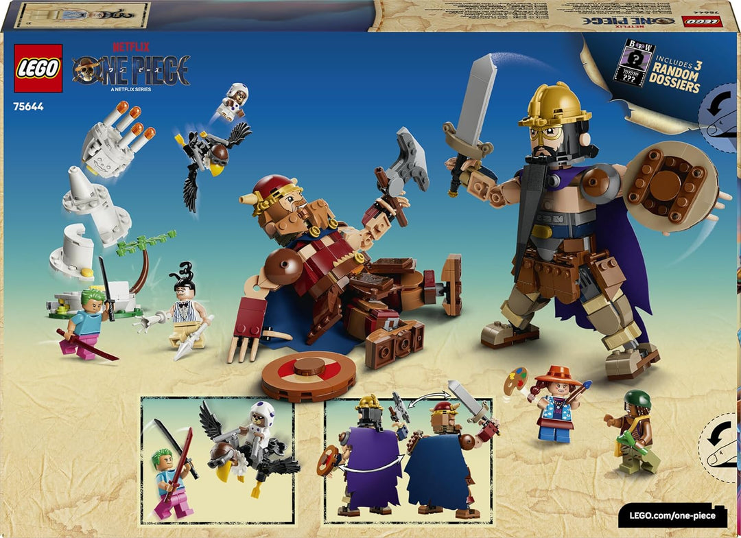 LEGO ONE PIECE Woogey vs. Boogey - Riesen von Little Garden - Interaktives Spielzeug mit 2 Actionfig