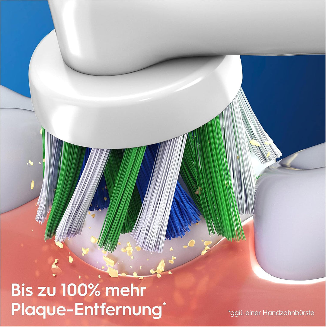 Oral-B Crossaction Ersatzköpfe mit CleanMaximiser-Technologie, Grünen, 4 Stück (1er Pack) Grünen 4 s