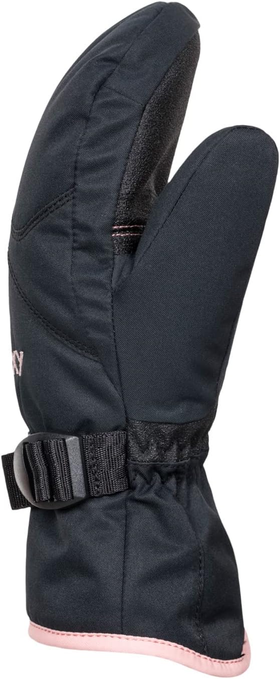 Roxy Mädchen Jetty Girl Solid Mitt Winter-Handschuhe S True Black, S True Black