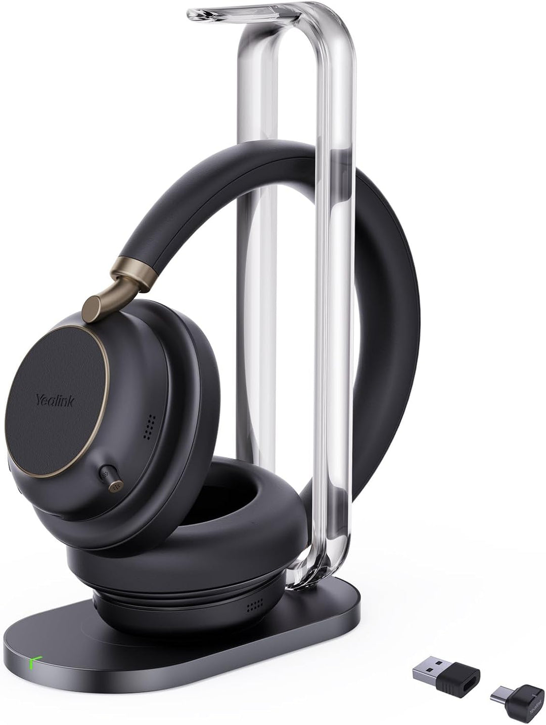 Yealink Headset BH 76 Plus inkl. Ladeständer UC Black USB-C/A