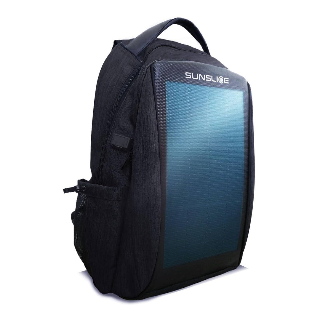 Sunslice Rucksack mit Solarpanel für Computer, Reisetasche mit Solarzellen, flexibel und leistungsst