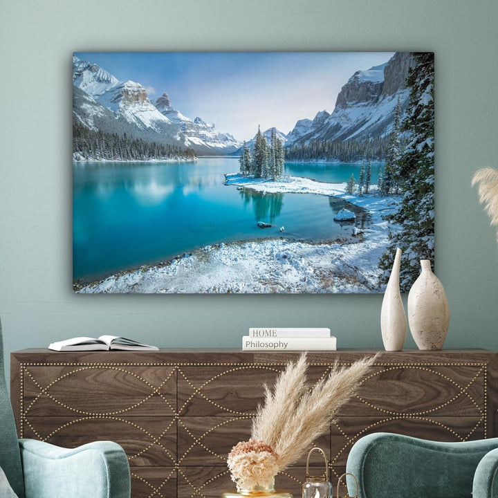 MuchoWow© Leinwandbild Gross 120x80 cm XXL Dekoration Wohnzimmer Bilder Aufhängen Wall Decoration Li