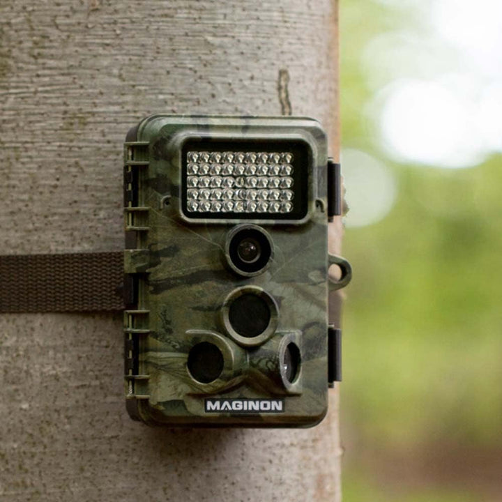 Maginon Wildkamera WK 6 HD, Fotofalle mit Bewegungssensor, Full-HD Video, Spritzwasser Geschützes Ge