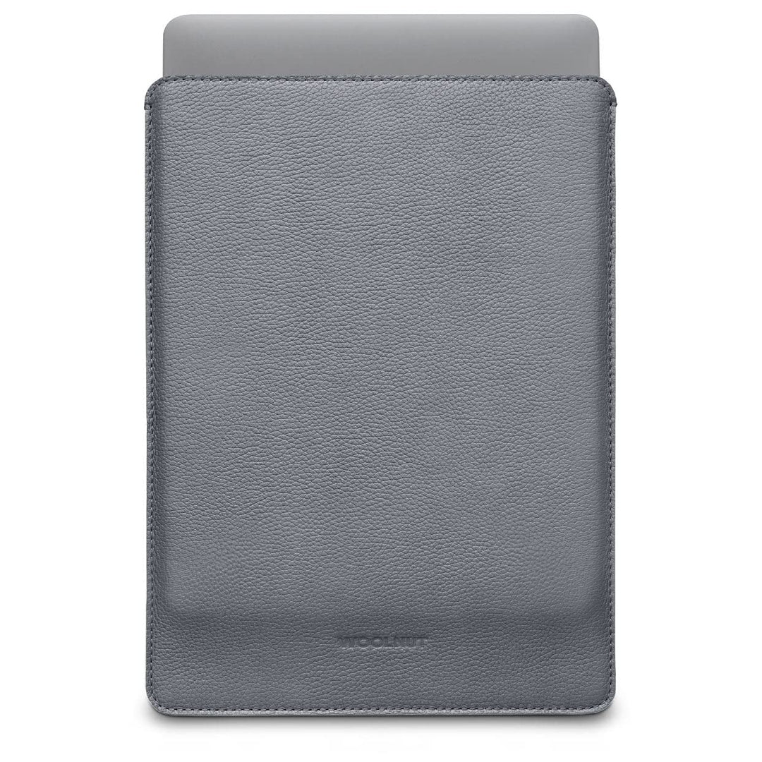 Woolnut Leder Sleeve Case Hülle Tasche für MacBook Pro 14 Zoll - Grau Grau MacBook Pro 14, Grau MacB