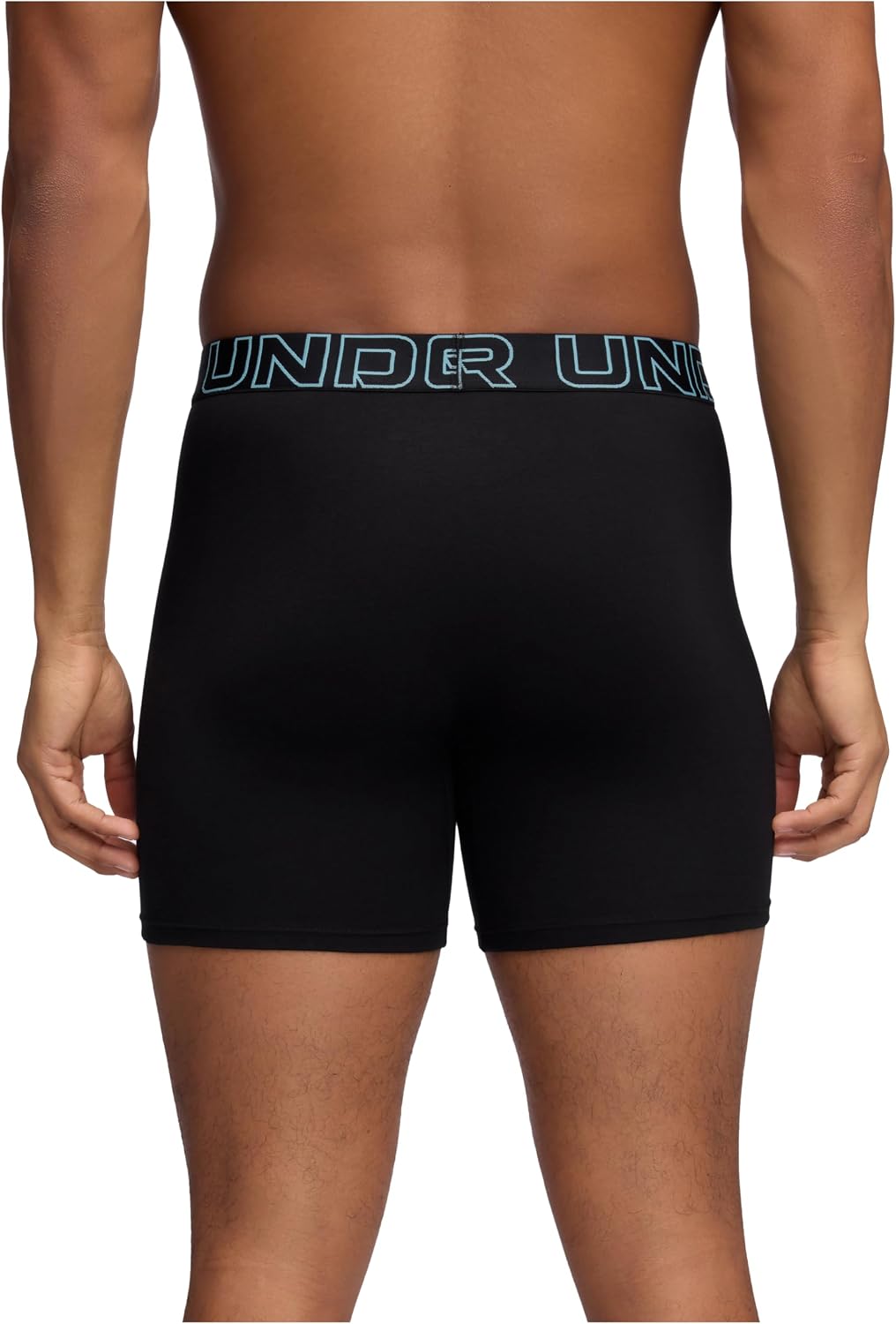 Under Armour Herren Performance Cotton 6-inch Boxerjock 3-Pack Retroshorts (3er Pack) L Schwarz/Stre