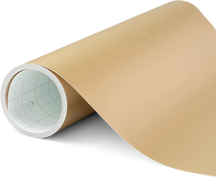 Cricut Smart Metallic Vinyl Abnehmbar | Champagner | 3,6 m | Selbstklebende Vinylrolle | Für die Ver