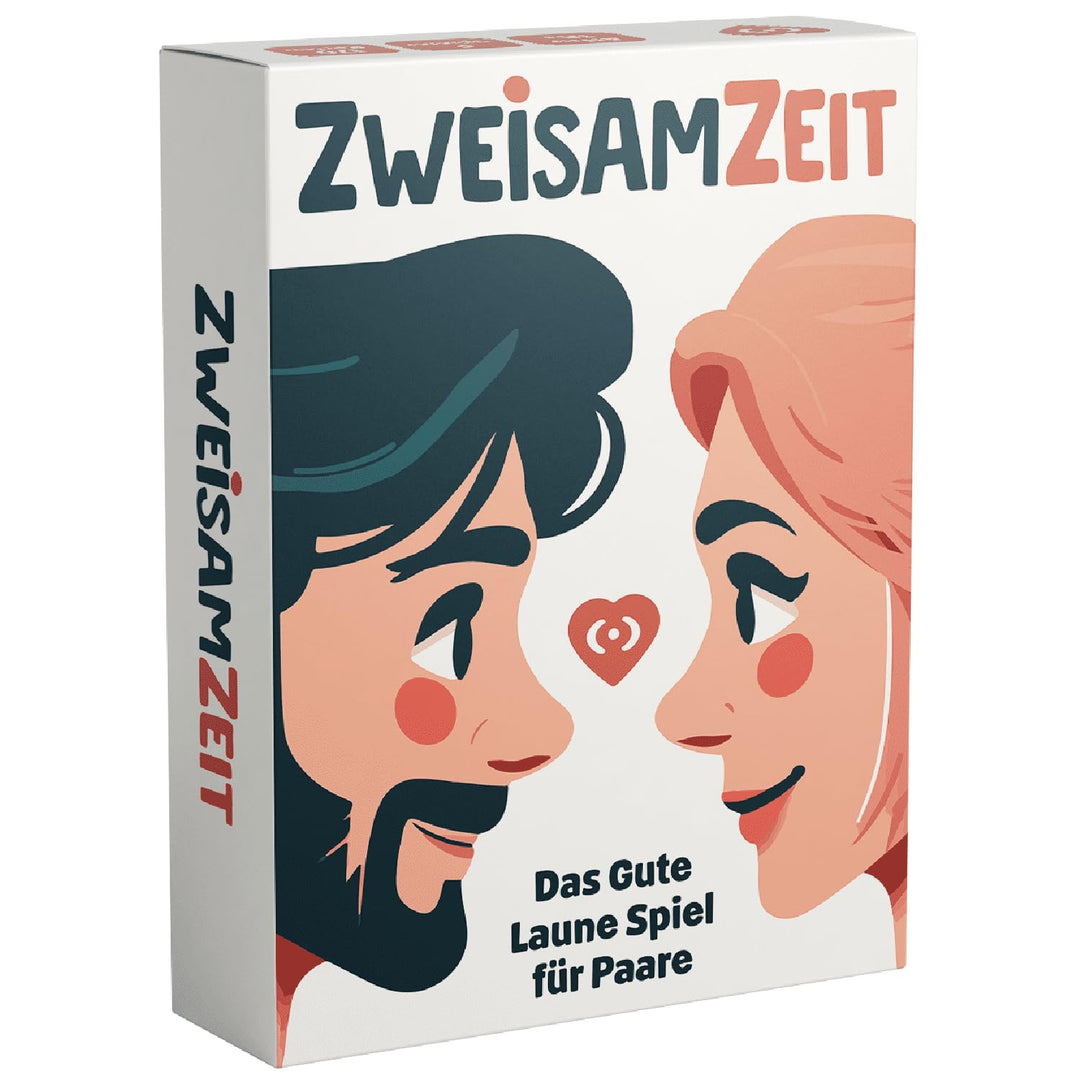 ZweisamZeit - Spiel für Paare zu zweit | Mit lustigen Aufgaben & Fragen | Pärchen Geschenke für Freu