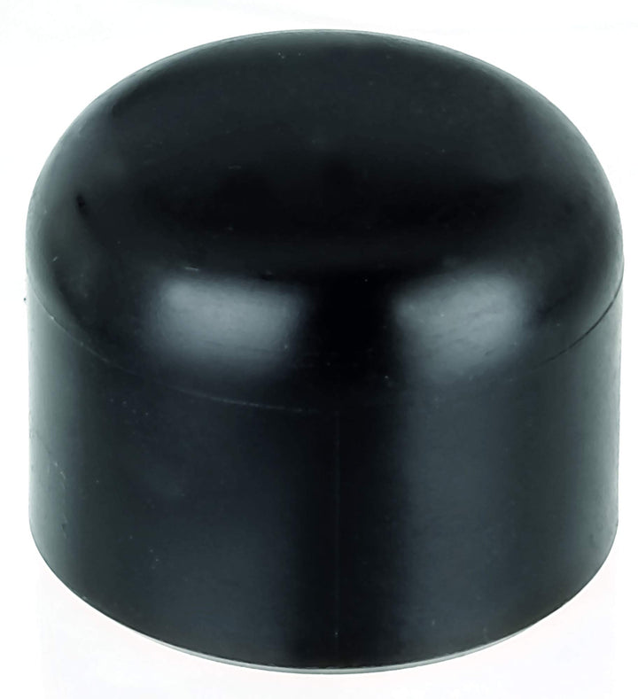 Alberts 831967 Pfostenkappe für runde Metallpfosten | Kunststoff, schwarz | für Pfosten-Ø 34 mm | 20