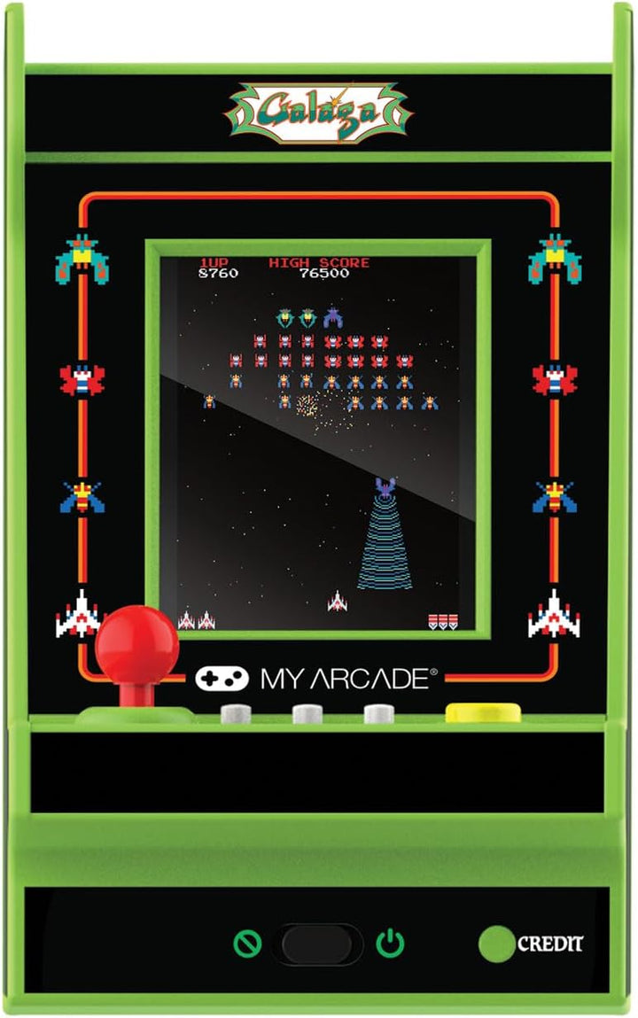 My Arcade DGUNL-4197 Galaga/Galaxian Nano Player Pro Tragbare Retro-Arcade (2 Spiele in 1)