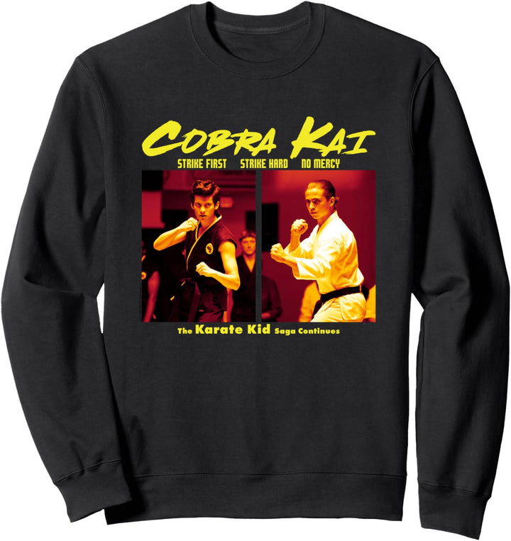 Cobra Kai Die Saga setzt Poster fort Sweatshirt